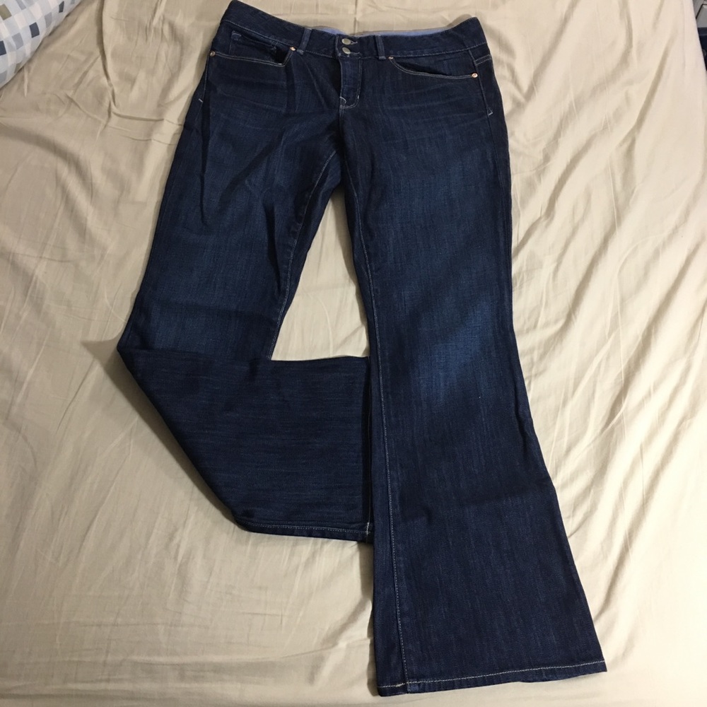Gap deep blue jeans